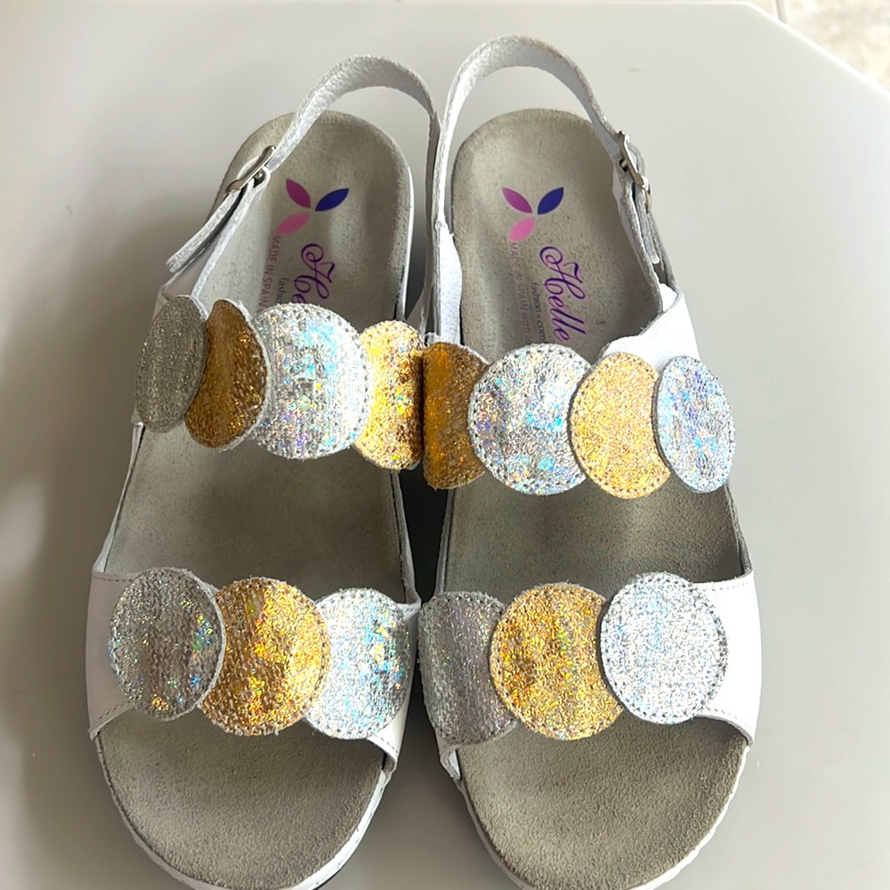 Hello Tula White Slingback Sandal